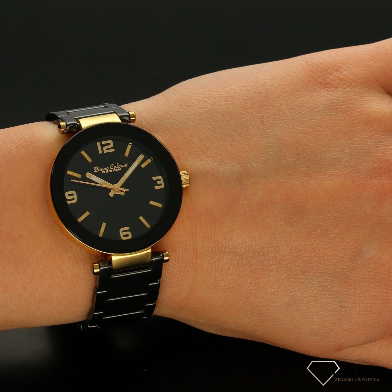 Zegarek damski Bruno Calvani BC9189 czarna ceramika jpg.jpg